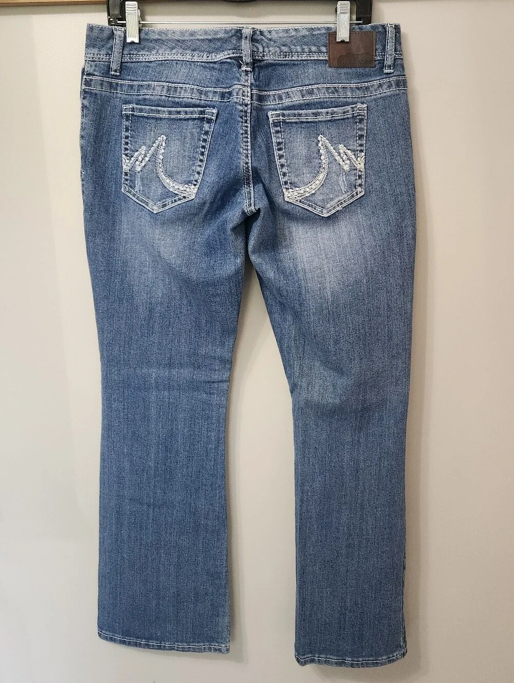 Maurices Bootcut Jeans Women's Size 7/8 Short Regular Light Wash Y2k Denim 33x29